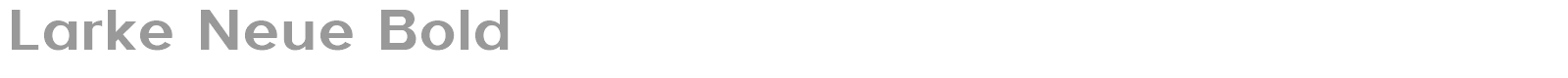 Larke Neue font preview